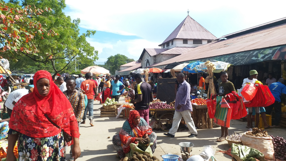 Picture of the spice market in Zanzibar