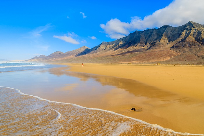 Experience tranquility at Cofete Beach - a hidden gem in Fuerteventura