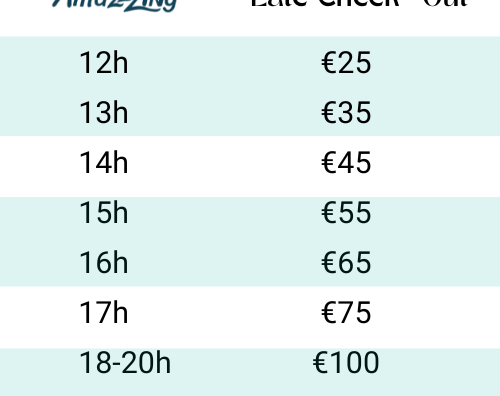 late check out prices for amazzzing travel